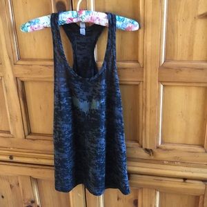 Next Level Black Gray Size S Top